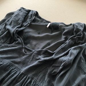 FREE PEOPLE NAVY TUNIC